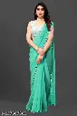 NEW FENCY GEORGETTE CUT WORK SAREE  