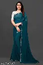 NEW FENCY GEORGETTE CUT WORK SAREE   