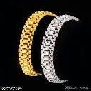 STYLE COMBO OF SILVER AND GOLD PLATED BRACELET