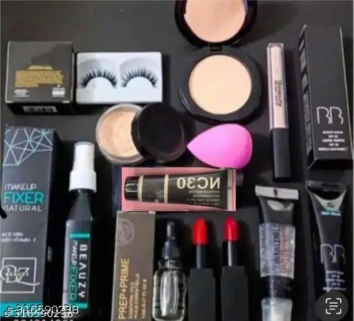 Face makeup combo 12, eye, lip and face makeup combo kit for best results that satisfies you 100% .