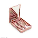 Minara Makeup Brush Applicator Set of 5 with Mirror (Nude Colour)