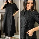 Black Olives: Kantha Cotton Coord Set For All Age Women