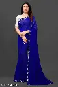 NEW FENCY GEORGETTE CUT WORK SAREE  