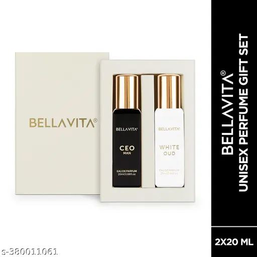 Bella Vita Luxury CEO Man 20 ml + White Oud Unisex 20 ml Perfume Gift Combo Pack for Men and Women (Pack of 2)
