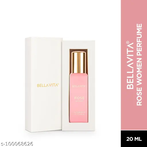Bella Vita Organic Rose Woman Eau De Parfum For Women With Long Lasting Floral Fragrance 20 ML