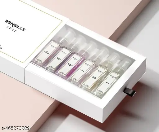 Ronzille Luxe Women Eau De Perfume Enchanted Bloom Eau, Lily Bloom,Mystara,Ruby,Yuzu Breeze,Sweet Serenade- 48ml(Set of 6)