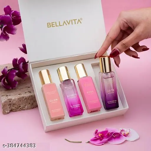 Bella Vita Organic Luxury Perfumes Gift Set for Women - 4x20 ml