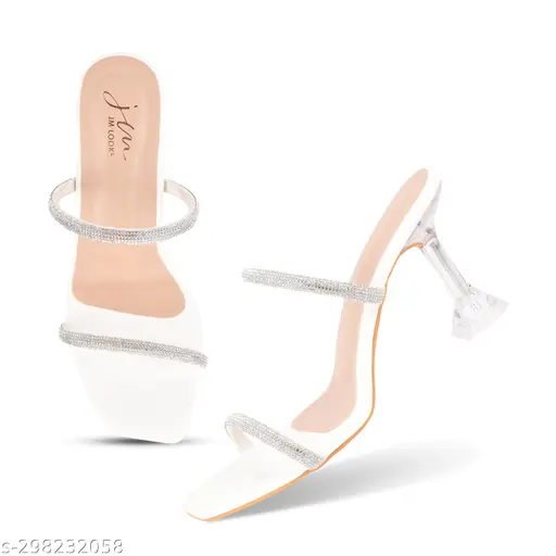 JM LOOKS Women's Fashion Sandals|Stylish Design Heels for Girls| Heels for women| Women Footwear