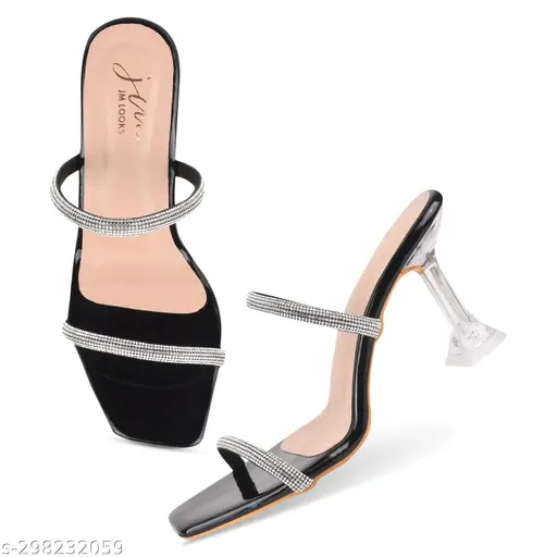 JM LOOKS Women's Fashion Sandals|Stylish Design Heels for Girls| Heels for women| Women Footwear
