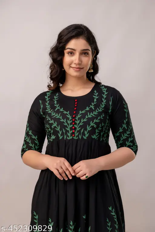 Trendy Graceful Kurtis – Gown Kurtis, Women Stylish Flared Kurta, Partywear Dress